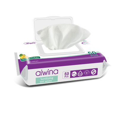 Sanitizing Wet Wipes 50 Pcs Per Pack with 75% Alcohol 